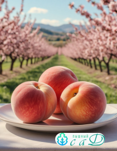 Персик "КАРДИНАЛ"  (срок созревания июль - август)